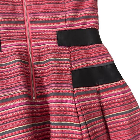 A/X Armani Echange Cap Sleeve Pleated Dress Size 2 - Picture 15 of 16